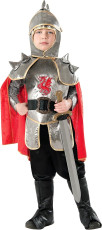 Kids Silver Knight Costume