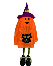 110cm Orange Witch Ghost