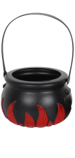 Red Flame Black Cauldron