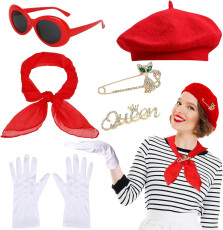 Red French Accessory Set