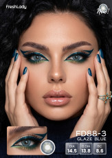 FD88-3  Glaze Blue Lenses