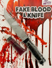 Fake Blood & Knife