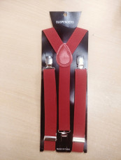 Suspenders Red