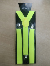 Thin NeonYellow Suspenders