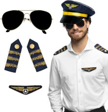 Pilot Hat Accessory Set