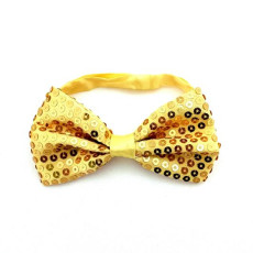 Gold Sequin Bowtie