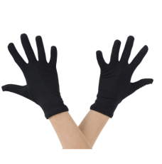 Short Black Gloves